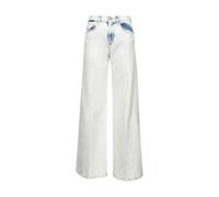 Diesel - Wide-Leg High-Waist Jeans With Light Wash - Größe 25 - weiß