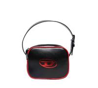 Diesel Willow Damen Handtasche mit UNI Logo schwarz, Schwarz , Borsa mini a mano 12x17x3,5cm primavera estate