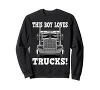 Dieser Junge liebt Trucks Sweatshirt