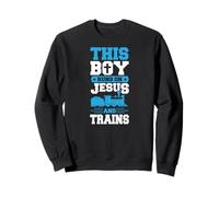 Dieser Junge rennt auf Jesus los und trainiert Christian Train Buff Sweatshirt