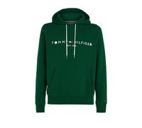 Dieses Herren-Sweatshirt von Tommy Hilfiger ist aus einer Bio-Baumwollmischung gefertigt und mit einem Logo-Print versehen. Das Modell hat eine Kapuze und lange Ärmel.Details zu diesem Pullover:- Käng