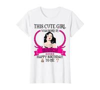 Dieses süße Mädchen wurde im März geboren. Lustiger Geburtstag, Schwester T-Shirt