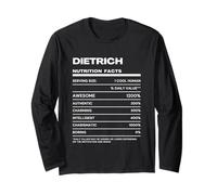 Dietrich Durchschnittliche Nährwerte Name Lustig Langarmshirt