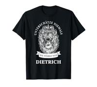 Dietrich Name Löwe T-Shirt