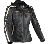 DIFI JOLENE 3 Damen Lederjacke schwarz-braun S
