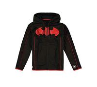 DIFUZED Batman Sweatshirt mit Kapuze Technical Logo Offizielles neues Herren Schwarz Zipped Size L