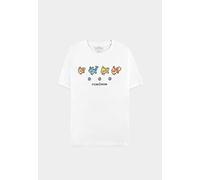 DIFUZED Camiseta Mujer Pixel Eeveelutions Pokemon