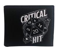 Difuzed Dungeons & Dragons-Critical HIT Bifold Geldbörse für Jungen, Schwarz