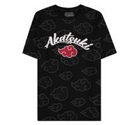 Naruto - Akatsuki Allover - T-Shirt - Schwarz - XL - 100% Baumwolle,Jersey Schwarz XL
