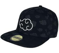 Difuzed Naruto Tonal Akatsuki Unisex Cap schwarz 100% Baumwolle Anime, Fan-Merch, TV-Serien