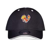 Difuzed Pokémon Cap Charmander Pixel (Men) - Schwarz-Weiss - Cartoon - Baseball - Anpassbar - Unisex-Erwachsene - Cap - Mütze