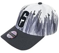 Difuzed Rainbow 6 Baseball-Kappe, Schwarz/Weiß, Einheitsgröße für Herren