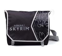 DIFUZED Sac à Bandouillère Skyrim The Elder Scrolls Umhängetasche, 40 cm, Schwarz (Noir)