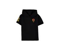 DIFUZED Spiderman - Pull à Capuche Manche Courte Enfant (134-140)