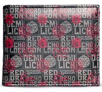 DIFUZED Unisex Kinder Dungeons & Dragons-Bifold Wallet Brieftasche Portemonnaie, Black
