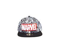Difuzed Baseballcap Marvel Classic Rot/Weiß Logo – Snapback – 100% Polyester – Onesize
