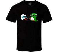 Dig Dug Retro Video Game 1980'S Cool Fun T Shirt Black XL