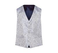 Digel Baukastenanzug-Weste Herren Modern Fit Viskose blau, 52