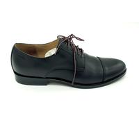 Digel Footwear - Digel Footwear Schuhe Busineesschuhe schwarz mit modischen dunkelvioletten Schnürsenkeln 1001901 10 aus hochwertig verarbeiteten E..., 46