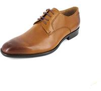 DIGEL Schuh SIMON Glattleder Ziernähte cognac 42