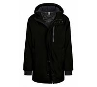 DIGEL Herren Winterparka Schwarz mit Kapuze große Größen 4XL