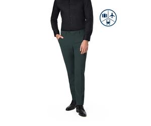 DIGEL Hose Herren Slim Fit Schurwoll-Stretch grün, 46