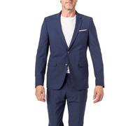 DIGEL Sakko Herren Extra Slim Fit Schurwolle blau, 52 (L)