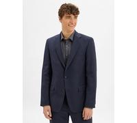 DIGEL Sakko Herren Slim Fit Reverskragen Schurwolle blau, 27