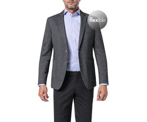 DIGEL Sakko Herren Slim Fit Reverskragen Baumwolle grau, 26