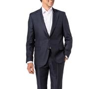 DIGEL Sakko Herren Slim Fit Reverskragen Schurwolle blau, 25