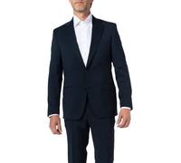 DIGEL Sakko Herren Slim Fit Reverskragen Schurwolle blau, 27