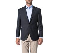 DIGEL Sakko Herren Slim Fit Reverskragen Schurwolle blau, 52