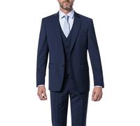 DIGEL Sakko Herren Slim Fit Reverskragen Schurwolle blau, 56 (XXL)