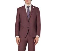 DIGEL Sakko Herren Slim Fit Schurwoll-Stretch rot, 24