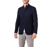 DIGEL Sakko Herren Slim Fit Stehkragen Jersey blau, 27