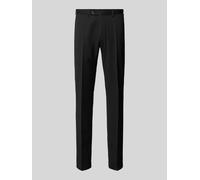 DIGEL Slim Fit Anzughose mit Bügelfalten Modell 'Move Apollo' in Black, Größe 54