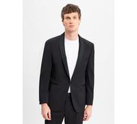 Digel Smoking-Baukasten-Sakko aus Schurwolle Herren Modern Fit Schurwolle schwarz, 48
