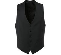 DIGEL Weste Herren Regular Fit V-Ausschnitt Schurwolle schwarz, 48