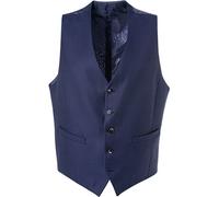 DIGEL Weste Herren Slim Fit V-Ausschnitt Schurwolle blau, 30