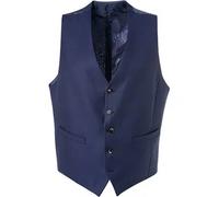 DIGEL Weste Herren Slim Fit V-Ausschnitt Schurwolle blau, 50