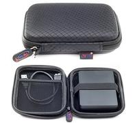 Digicharge® Schwarzes Hart Tasche Hülle für Externe tragbare Festplatte - Passend für WD Western digital/Seagate/Samsung/Toshiba/Buffalo/Hitachi Hartschalentasche