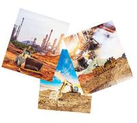 Digital-Baumwolljersey-Coupon "Baustelle" mit Elasthan