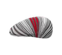 Digital Stripes 507 Flatcap by Kangol grau-rot XL (60-61 cm)