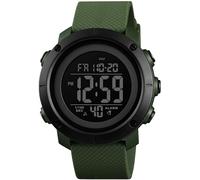 Digital Uhr Herren Sport 50M Wasserdicht Digitale Armbanduhr Herren Sportuhren mit Großen Zahlen Stoppuhr Coutdown Duale Zeitzone Militärische Digitaluhr für Jungen Senioren Wecker 12/24H Anzeige