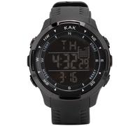 Digitale Herrenuhr, Militär-Multifunktionsuhr, wasserdicht, Chronograph, Armbanduhr mit LED-Beleuchtung, Alarm und Datumsanzeige.