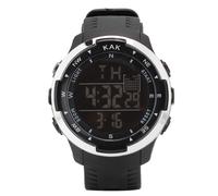 Digitale Herrenuhr, Militär-Multifunktionsuhr, wasserdicht, Chronograph, Armbanduhr mit LED-Beleuchtung, Alarm und Datumsanzeige.