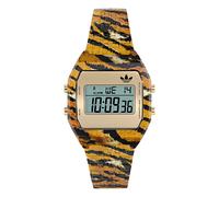 Digitaluhr ADIDAS ORIGINALS "Digital Two", gelb (goldfarben), Armbanduhren, Herren, Digitaluhr, Quarzuhr, Armbanduhr, Damenuhr, Herrenuhr, Edelstahlarmband, digital (32576544-0) goldfarben