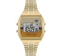 Digitaluhr ADIDAS ORIGINALS "DIGITAL TWO", gold (gelbgoldfarben), Armbanduhren, Damen, Digitaluhr, Armbanduhr, Quarzuhr, Damenuhr, Herrenuhr, Edelstahlarmband (55837222-0) gelbgoldfarben