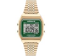 Digitaluhr ADIDAS ORIGINALS "DIGITAL TWO", gold (goldfarben), Armbanduhren, Damen, Digitaluhr, Armbanduhr, Quarzuhr, Damenuhr, Herrenuhr, unisex, Edelstahlarmband (21608868-0) goldfarben