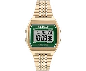 Digitaluhr ADIDAS ORIGINALS "DIGITAL TWO", gold (goldfarben), Armbanduhren, Damen, Digitaluhr, Armbanduhr, Quarzuhr, Damenuhr, Herrenuhr, unisex, Edelstahlarmband (21608868-0) goldfarben